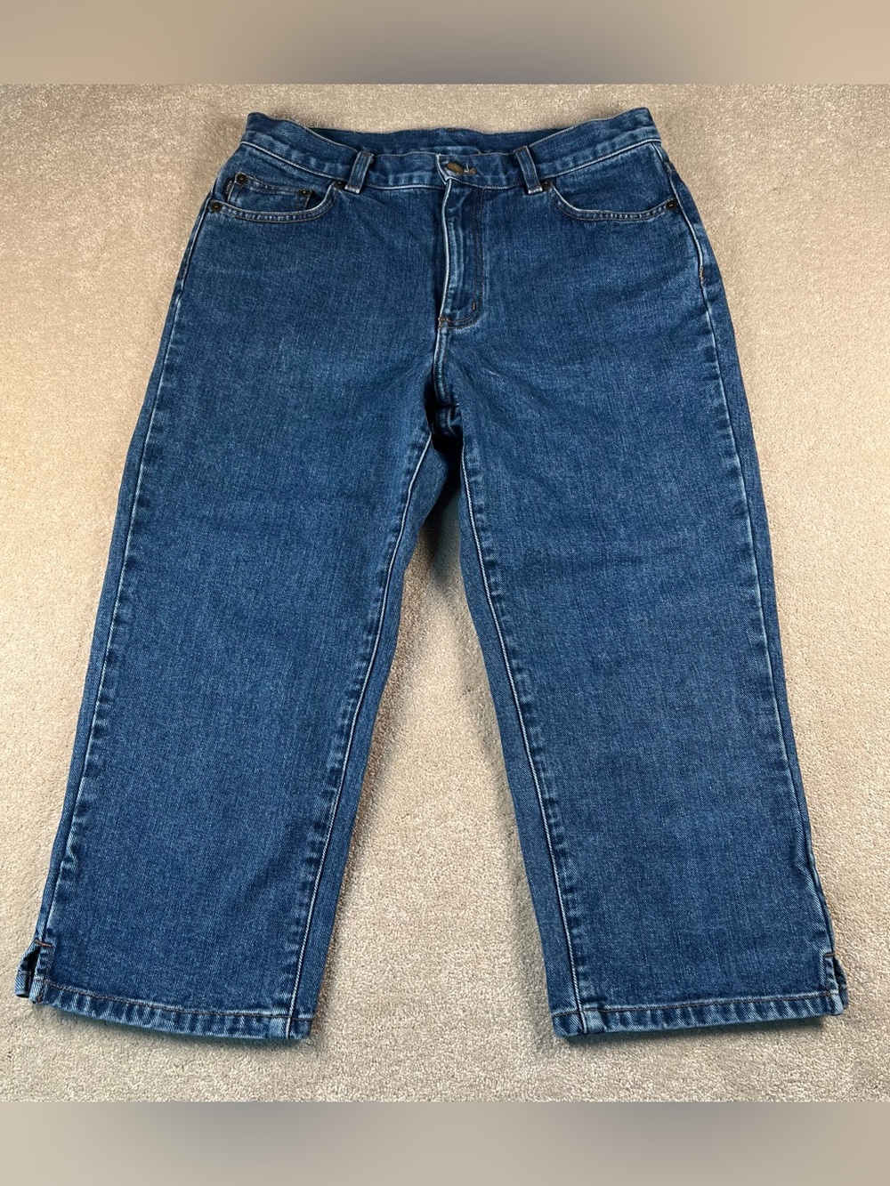 Lauren Ralph Lauren Denim Capri Cropped Jeans 100% Cotton Casual Women's 8